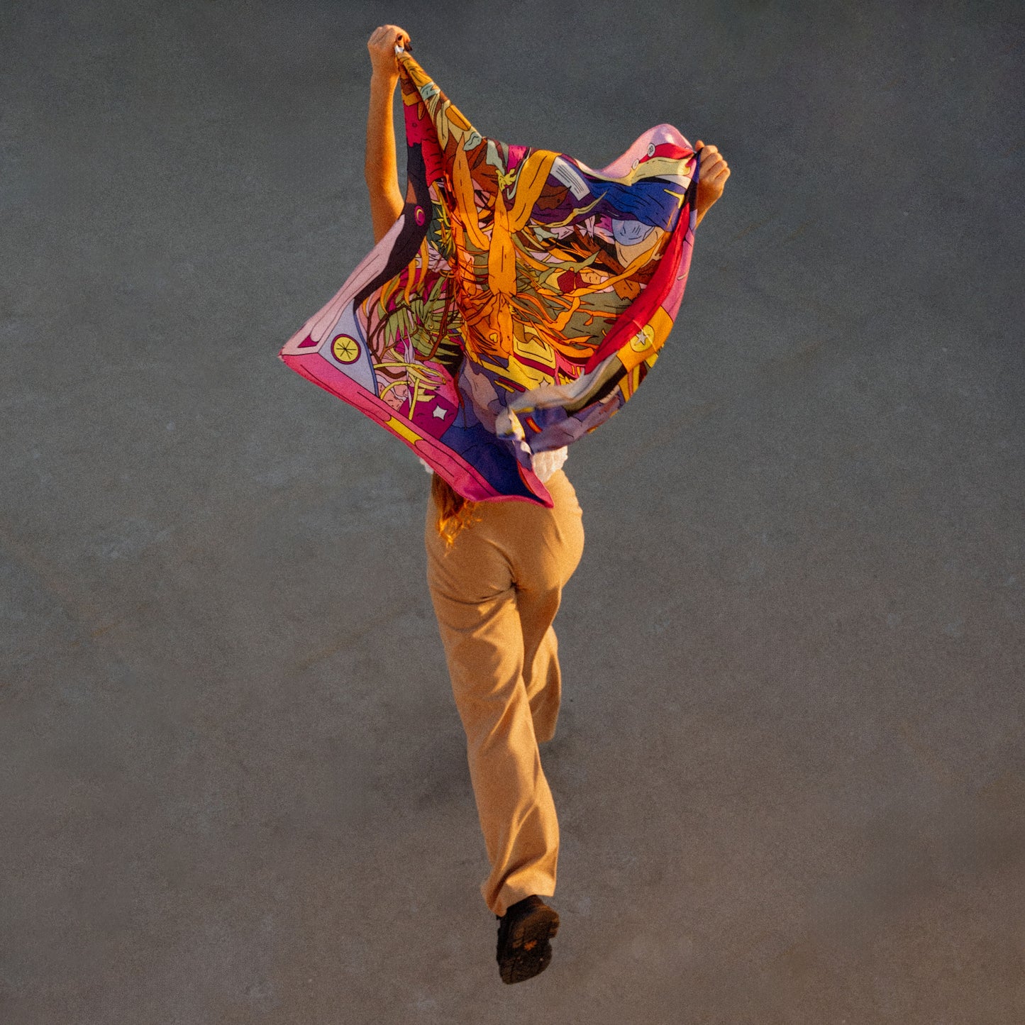 Designer Luxury Silk Scarf Styling