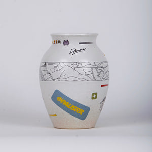 digital ceramics vase original  back