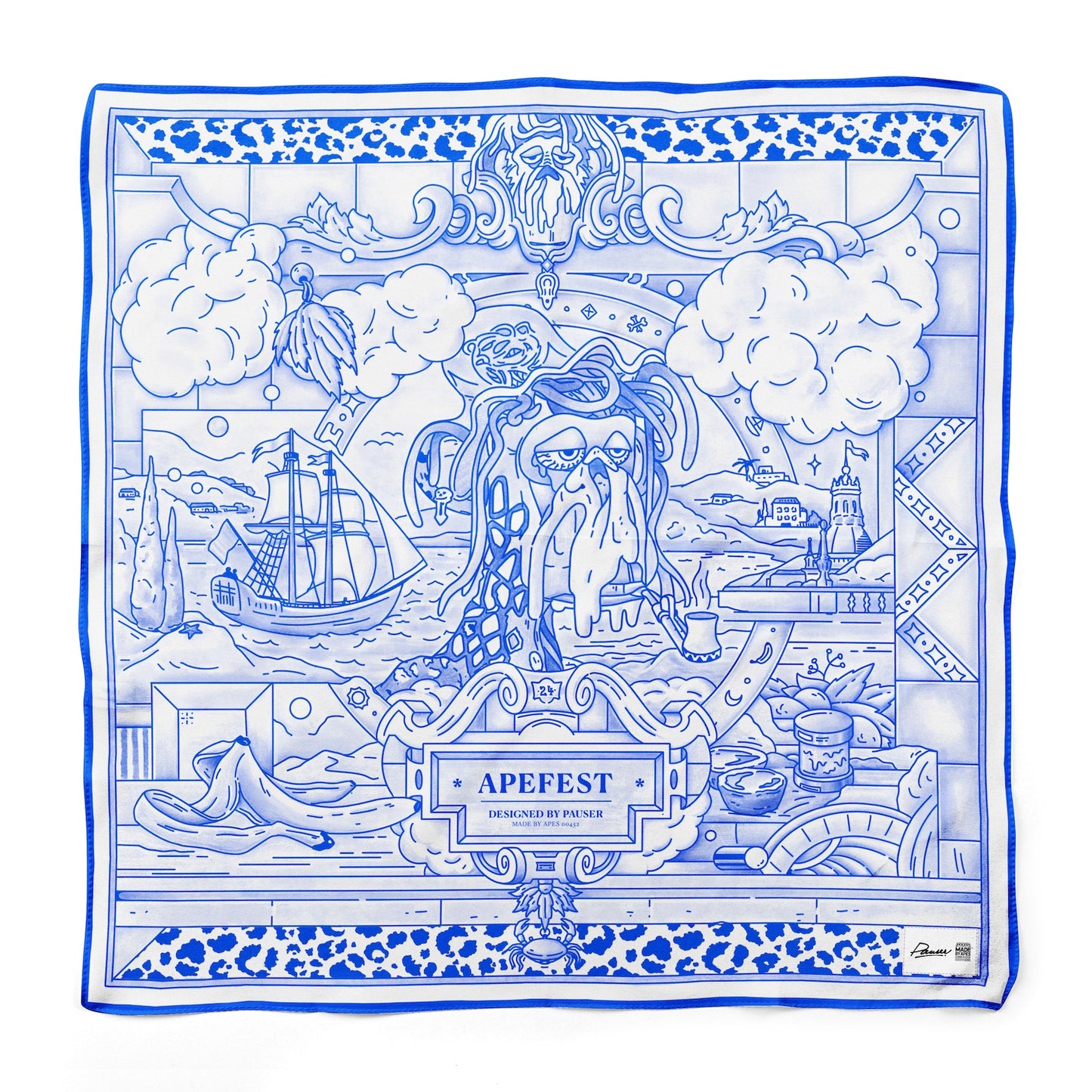 Azulejo Silk Scarf