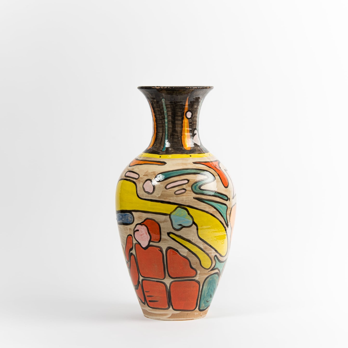 Pauser Ceramic Vase No. 1 – Original Handpainted Art Piece