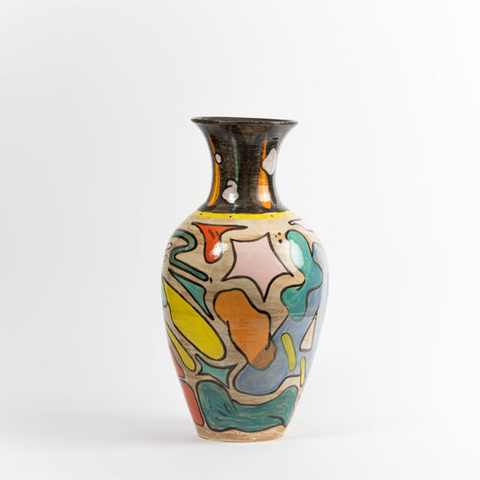 Pauser Ceramic Vase No. 1 – Original Handpainted Art Piece